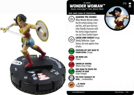 Wonder Woman 015 Rebirth Dc Heroclix Heroclix Trollandtoad