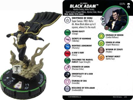 Black Adam 037b Rebirth DC Heroclix Black Adam 037b Rebirth DC Heroclix