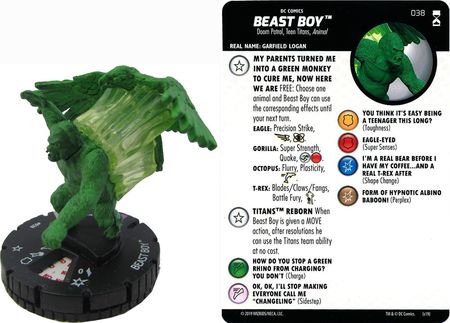 Beast Boy 038 Rebirth DC Heroclix Beast Boy 038 Rebirth DC Heroclix