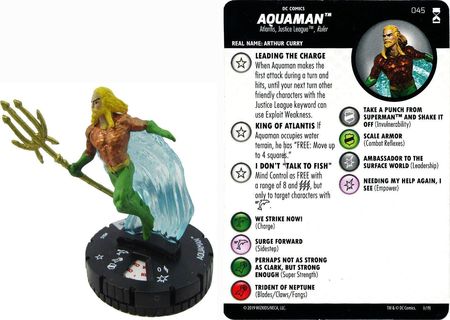 HeroClix #045 Aquaman DC Rebirth 