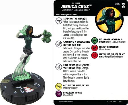 Jessica Cruz 056 Rebirth DC Heroclix DC Rebirth Singles Jessica Cruz 056 Rebirth DC Heroclix DC Rebirth Singles