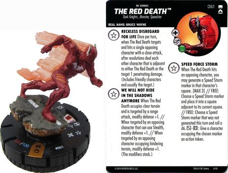 The Red Death 061 Chase Rare Rebirth DC Heroclix DC Rebirth Singles The Red Death 061 Chase Rare Rebirth DC Heroclix DC Rebirth Singles