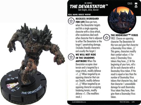 The Devastator 066 Chase Rare Rebirth DC Heroclix The Devastator 066 Chase Rare Rebirth DC Heroclix