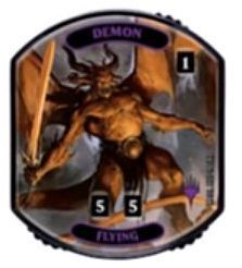 Demon MTG Relic Token Ultra Pro Magic the Gathering Relic Tokens Demon MTG Relic Token Ultra Pro Magic the Gathering Relic Tokens