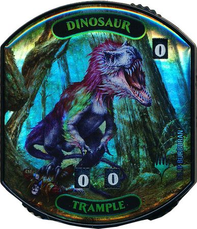 Dinosaur MTG Relic Token Foil Ultra Pro Magic the Gathering Relic Tokens Dinosaur MTG Relic Token Foil Ultra Pro Magic the Gathering Relic Tokens