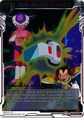New Model Scouter BT6 024 Prerelease Promo Dragon Ball Super Pre Release Promos New Model Scouter BT6 024 Prerelease Promo Dragon Ball Super Pre Release Promos