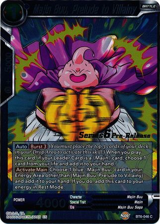 Majin Buu Prelude to Villainy BT6 046 Prerelease Promo Dragon Ball Super Pre Release Promos Majin Buu Prelude to Villainy BT6 046 Prerelease Promo Dragon Ball Super Pre Release Promos