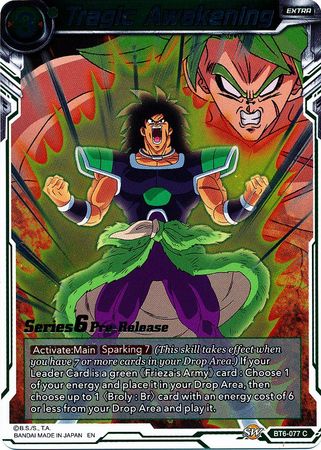 Tragic Awakening BT6 077 Prerelease Promo Dragon Ball Super Pre Release Promos Tragic Awakening BT6 077 Prerelease Promo Dragon Ball Super Pre Release Promos