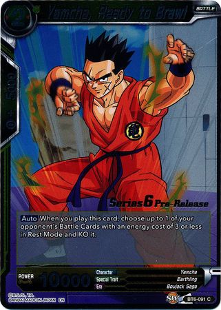 Yamcha Ready to Brawl BT6 091 Prerelease Promo Dragon Ball Super Pre Release Promos Yamcha Ready to Brawl BT6 091 Prerelease Promo Dragon Ball Super Pre Release Promos