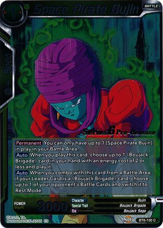 Space PIrate Bujin BT6 100 Prerelease Promo Dragon Ball Super Pre Release Promos Space PIrate Bujin BT6 100 Prerelease Promo Dragon Ball Super Pre Release Promos