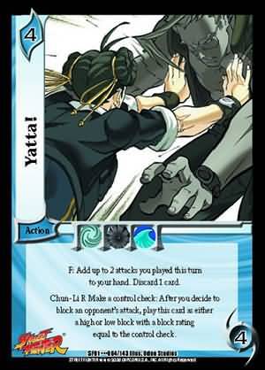 Yatta SF01 004 Rare UFS UFS SF01 Street Fighter Singles Yatta SF01 004 Rare UFS UFS SF01 Street Fighter Singles