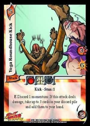 Yoga Roundhouse Kick SF01 031 Common UFS UFS SF01 Street Fighter Singles Yoga Roundhouse Kick SF01 031 Common UFS UFS SF01 Street Fighter Singles
