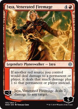 Jaya Venerated Firemage 135 264 War of the Spark Singles Jaya Venerated Firemage 135 264 War of the Spark Singles