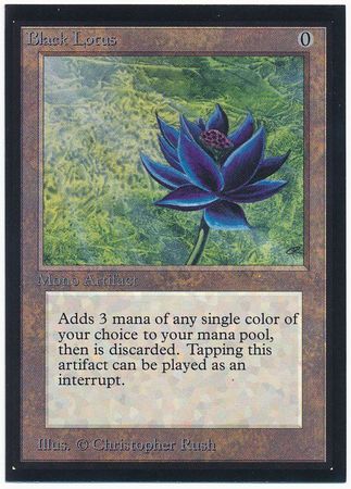 Black Lotus Near Mint Minus Collector s Edition International Edition 20790 Collectors Edition International Singles Black Lotus Near Mint Minus Collector s Edition International Edition 20790 Collectors Edition International Singles