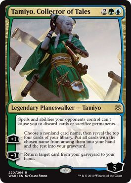 Tamiyo Collector of Tales 220 264 War of the Spark Singles Tamiyo Collector of Tales 220 264 War of the Spark Singles