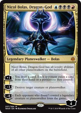 Nicol Bolas Dragon-God 207//264 Near Mint MTG War of the Spark
