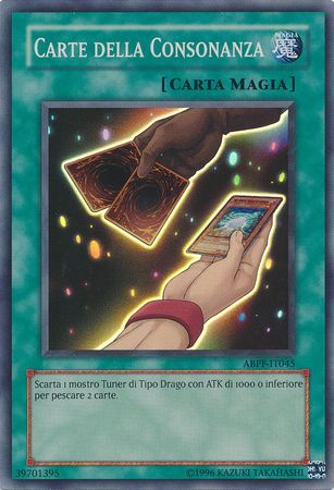 Carte della Consonanza ABPF IT045 Super Rare Carte della Consonanza ABPF IT045 Super Rare