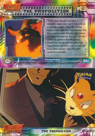 Topps Pokemon Mewtwo Strikes Back: Like It Never Happened Card #40