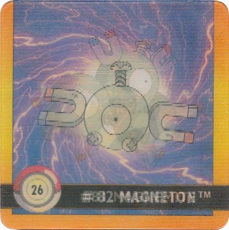 26 Magnemite 81 Magneton 82 1998 Pokemon Flipz Artbox Premier Edition 26 Magnemite 81 Magneton 82 1998 Pokemon Flipz Artbox Premier Edition