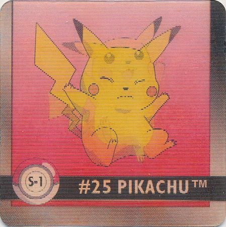 S 1 Pikachu 1998 Pokemon Flipz Artbox Premier Edition Special Chase Pokemon Flipz Artbox S 1 Pikachu 1998 Pokemon Flipz Artbox Premier Edition Special Chase Pokemon Flipz Artbox