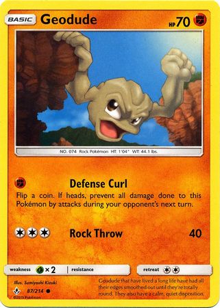 Geodude Sun Moon Unbroken Bonds Pokemon Trollandtoad