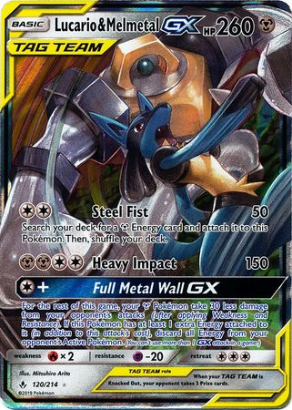 Lucario e Melmetal-GX / Lucario & Melmetal-GX (#SM192/250) - Epic Game - A  loja de card game mais ÉPICA do Brasil!