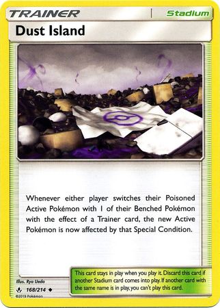 Dust Island 168 214 Uncommon Sun Moon Unbroken Bonds Singles Dust Island 168 214 Uncommon Sun Moon Unbroken Bonds Singles