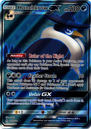 Honchkrow Gx 202214 Full Art Ultra Rare