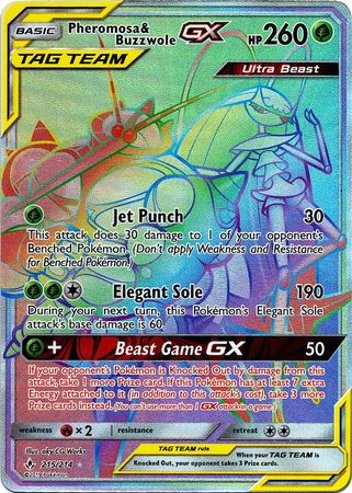 Pheromosa Buzzwole Gx 215214 Hyper Rare