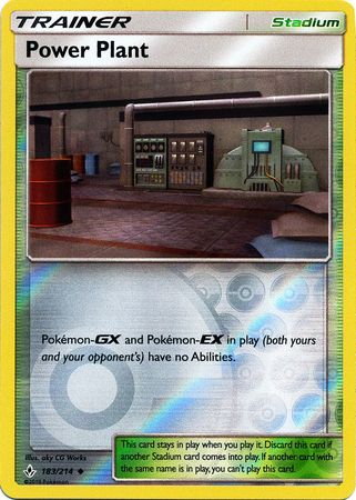 Playset x4 Cards Power Plant 183/214 Unbroken Bonds Pokemon Trainer TCG