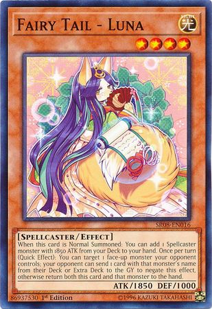 Fairy Tail Luna SR08 EN016 Common 1st Edition Fairy Tail Luna SR08 EN016 Common 1st Edition