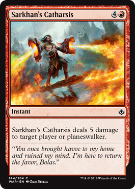 Sarkhan s Catharsis 144 264 War of the Spark Singles Sarkhan s Catharsis 144 264 War of the Spark Singles