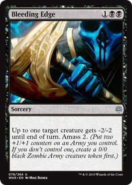 Bleeding Edge x4 4x War of the Spark Magic the Gathering MTG