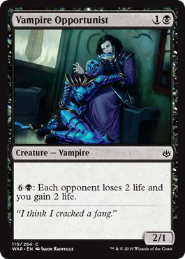 Vampire Opportunist 110 264 War of the Spark Singles Vampire Opportunist 110 264 War of the Spark Singles