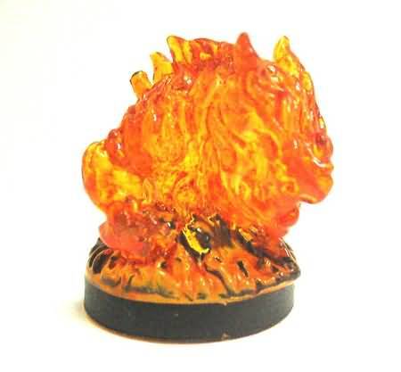 x4 Small fire elemental Promo 2006 D&D miniatures Includes card WOTC 
