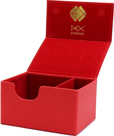 Dex Protection Red Creation Line Medium Deck Box DEXCLRD002 Deck Boxes Gaming Storage Dex Protection Red Creation Line Medium Deck Box DEXCLRD002 Deck Boxes Gaming Storage