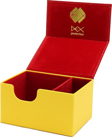 Dex Protection Yellow Creation Line Medium Deck Box DEXCLY002 Deck Boxes Gaming Storage Dex Protection Yellow Creation Line Medium Deck Box DEXCLY002 Deck Boxes Gaming Storage