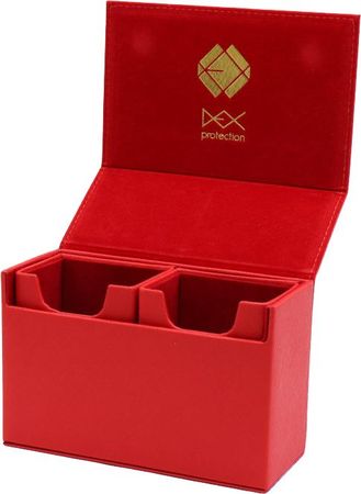 Dex Protection Red The Dualist Deck Box DEXDBL007 Deck Boxes Gaming Storage Dex Protection Red The Dualist Deck Box DEXDBL007 Deck Boxes Gaming Storage
