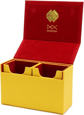 Dex Protection Yellow The Dualist Deck Box DEXDBL009 Deck Boxes Gaming Storage Dex Protection Yellow The Dualist Deck Box DEXDBL009 Deck Boxes Gaming Storage