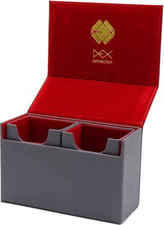 Dex Protection Gray The Dualist Deck Box DEXDBL010 Deck Boxes Gaming Storage Dex Protection Gray The Dualist Deck Box DEXDBL010 Deck Boxes Gaming Storage