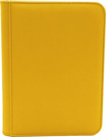 Dex Protection Yellow 4-Pocket Zip Binder (DEXDZB4009) | TrollAndToad