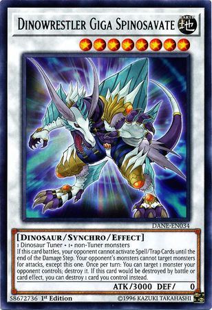 Dinowrestler Giga Spinosavate DANE EN034 Rare 1st Edition Dark Neostorm 1st Edition Singles Dinowrestler Giga Spinosavate DANE EN034 Rare 1st Edition Dark Neostorm 1st Edition Singles