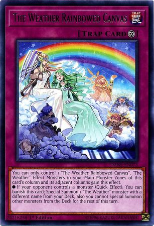 The Weather Rainbowed Canvas DANE EN073 Rare 1st Edition The Weather Rainbowed Canvas DANE EN073 Rare 1st Edition