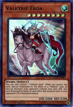 Valkyrie Erda DANE EN087 Ultra Rare 1st Edition Valkyrie Erda DANE EN087 Ultra Rare 1st Edition