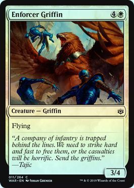Enforcer Griffin 011 264 Foil War of the Spark Foil Singles Enforcer Griffin 011 264 Foil War of the Spark Foil Singles