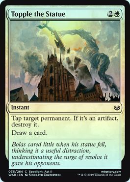 Topple the Statue 035 264 Foil War of the Spark Foil Singles Topple the Statue 035 264 Foil War of the Spark Foil Singles