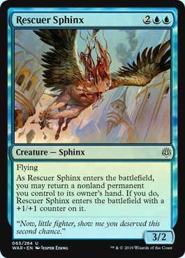 Rescuer Sphinx 065 264 Foil War of the Spark Foil Singles Rescuer Sphinx 065 264 Foil War of the Spark Foil Singles