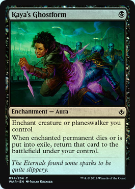 Kaya s Ghostform 094 264 Foil War of the Spark Foil Singles Kaya s Ghostform 094 264 Foil War of the Spark Foil Singles