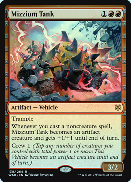Mizzium Tank 138 264 Foil War of the Spark Foil Singles Mizzium Tank 138 264 Foil War of the Spark Foil Singles