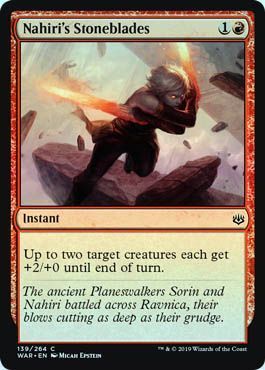 Nahiri s Stoneblades 139 264 Foil Nahiri s Stoneblades 139 264 Foil